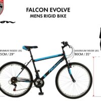 Falcon Evolve Rigid Mens/Boys Mountain Bike - 26" Wheel - 18 Speed - Image 3