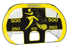 Kickmaster 2-in-1 Football Quick Up Goal and Target Shot - Portable