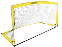 Kickmaster Fibreglass Football Goal with 3-Ply Netting - 6ft