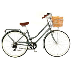 Dawes Duchess Ladies Heritage Style Bike, Metallic Slate - 7 Speed