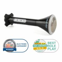 Mi-Mic Karaoke Microphone Speaker with Bluetooth and LED Lights - Black - Image 4