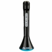 Mi-Mic Karaoke Microphone Speaker with Bluetooth and LED Lights - Black - Image 7