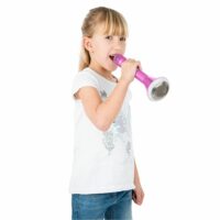 Mi-Mic Karaoke Microphone Speaker with Bluetooth and LED Lights - Pink - Image 6