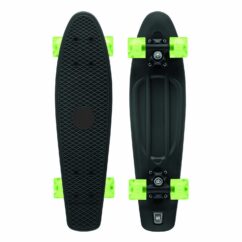Xootz Kids Skateboard with LED Light Up Wheels - Black