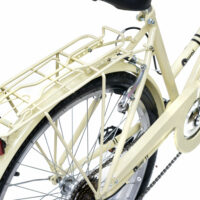Aurai Trekker Ladies Heritage Bike, 26" Wheel, 6 Speed - Cream - Image 5