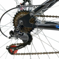Basis 1 Full Suspension Mountain Bike - 26" Wheel - 18 Speed Black Blue - Image 3