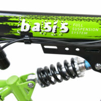Basis 2 Full Suspension Mountain Bike - 26" Wheel - 18 Speed Black Green - Image 3