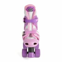 Xootz Quad Adjustable and Padded Kids Roller Skates Boots, Pink - Sizes 10 to 12 - Image 2