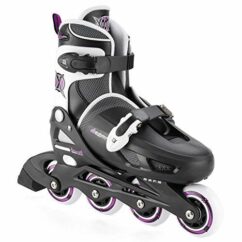 Xootz Kids Girl's Adjustable Inline Skates and Padded Roller Blades Boots - Sizes 12 to 1