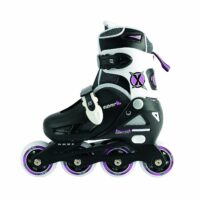 Xootz Kids Girl's Adjustable Inline Skates and Padded Roller Blades Boots - Sizes 12 to 1 - Image 3