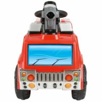 Toyrific Kids Electric Ride On Fire Engine Car with Bubble Gun, Lights and Sounds - Image 2