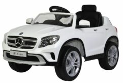 Toyrific Kids Mercedes Benz GLA Electric Ride-On Car Toy, White - 12V