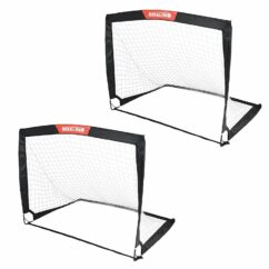 Toyrific Goalline Pop-Up Sports Football Goal - Set of 2