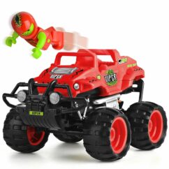 Toyrific Monster Smash Ups Rechargeable Remote Control RC Race Truck, Red - Viper