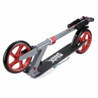 Xootz Big Wheel Kids Folding Push Scooter with Adjustable Handlebars - Gunmetal - Image 3
