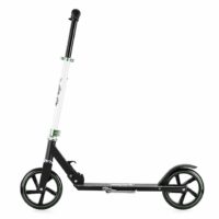 Xootz Big Wheel Kids Folding Push Scooter with Adjustable Handlebars - Black - Image 2