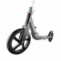 Xootz Big Wheel Kids Folding Push Scooter with Adjustable Handlebars - Black - Image 3