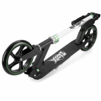 Xootz Big Wheel Kids Folding Push Scooter with Adjustable Handlebars - Black - Image 4