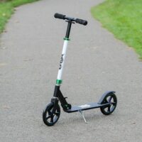 Xootz Big Wheel Kids Folding Push Scooter with Adjustable Handlebars - Black - Image 7