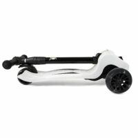 Xootz Kids Folding Tri Scooter with LED Wheels and Adjustable Handlebar - White - Image 2