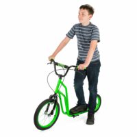 Xootz Kids Steel BMX Scooter w/ Calliper Brakes, 16" Wheels - Green - Image 3
