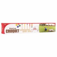 Garden Games Kids Wooden Croquet Set with Carry Bag, Outdoor Games - Image 2