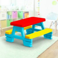 Dolu Toddlers Kids Picnic Table For 4, Indoor Outdoor - 2 Years + - Image 2