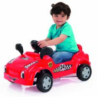 Dolu Toddler Kids Smart Car Pedal Operated Ride On Car, Red - 3 Years+ - Image 2