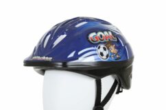 Bumper Goal Kids Boys Bike Safety Helmet with Cooling Vents - Blue