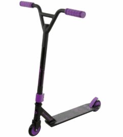 Stunted XLS Junior Kids Stunt Scooter, Alloy Deck - Purple