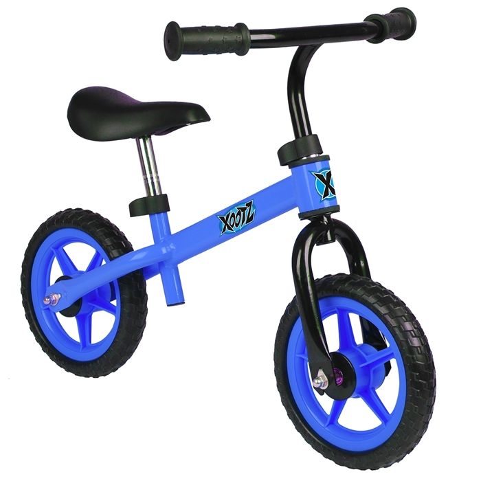 Xootz 2018 Boys Toddler Kids Training Balance Bike - 10" EVA Wheels, Blue