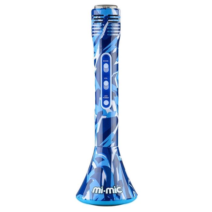 Mi-Mic AOP Camo Wireless Bluetooth Portable Microphone Speaker with Stand - 1200mAh