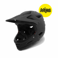 Giro Switchblade MIPS Full Face Dirt MTB Helmet with Visor, 20 Vents - Matt Black/Gloss Black - Image 2