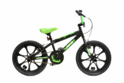 IMPERFECT XN-5-18 BMX Bike, Boys Kids Freestyle BMX - 18" MAG Wheel Black/Green