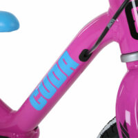 Cuda New Runner Girls Alloy Training Balance Bike, Pink/Blue - 12" Wheel - Image 4