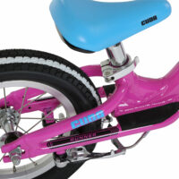Cuda New Runner Girls Alloy Training Balance Bike, Pink/Blue - 12" Wheel - Image 6