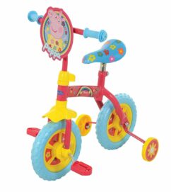 Peppa Pig 2-in-1 Convertible Kids Girls Training Balance Bike - 10" Wheels