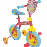 Peppa Pig 2-in-1 Convertible Kids Girls Training Balance Bike - 10" Wheels - Image 3
