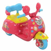 Peppa Pig Kids Girls Trike Ride On with Sounds and Lights, Pink - 6V - Image 4