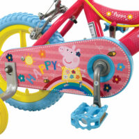 Peppa Pig Girls Kids Bike with Stabilisers and Front Basket - 12" Wheel - Image 2