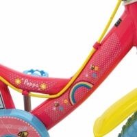 Peppa Pig Girls Kids Bike with Stabilisers and Front Basket - 12" Wheel - Image 3