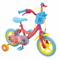 Peppa Pig Girls Kids Bike with Stabilisers and Front Basket - 12" Wheel - Image 5