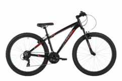 Freespirit Tread Mens Alloy Mountain Bike, 18 Speed, 27.5" Wheel - Black/Red