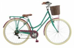 Elswick Deluxe 17" Ladies Heritage Bike, 700c Wheel - Teal Purple