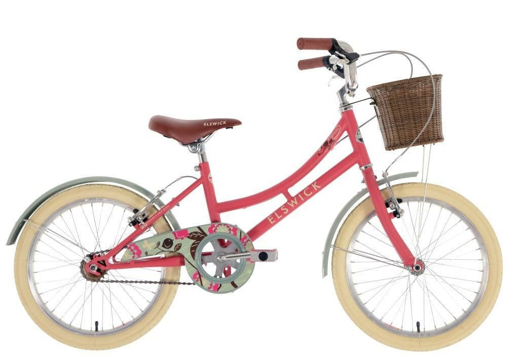 Elswick Harmony Kids Girls Heritage Bike, 10" Frame, 18" Wheel - Pink