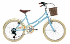 Elswick Cherish 20" Kids Girls Heritage Style Bike, 12" Frame, 20" Wheel - Blue/Cream