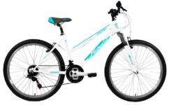 Falcon Orchid Ladies Hardtail Mountain Bike, 17" Frame, 26" Wheel - White/Blue