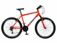 Falcon Merlin Mens Hardtail Mountain Bike, 26" Wheel - Orange/Blue