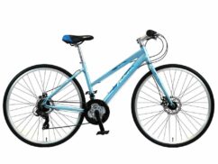 Falcon Riviera Ladies Hybrid Bike 700c - Sky Blue
