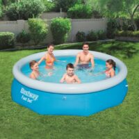Bestway Fast Set Portable Outdoor Inflatable Swimming Pool - 10ft x 30in - Image 2